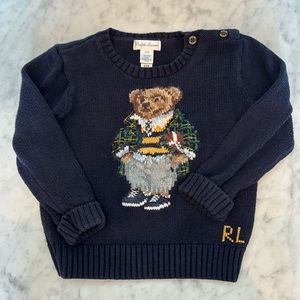 Polo Bear Football Sweater